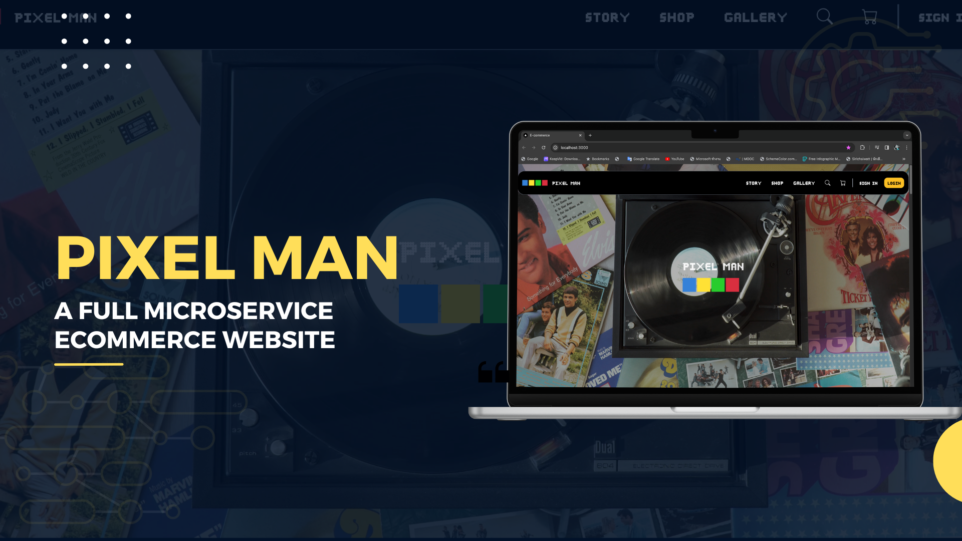 Pixel Man | A Full Website E-commerce Service